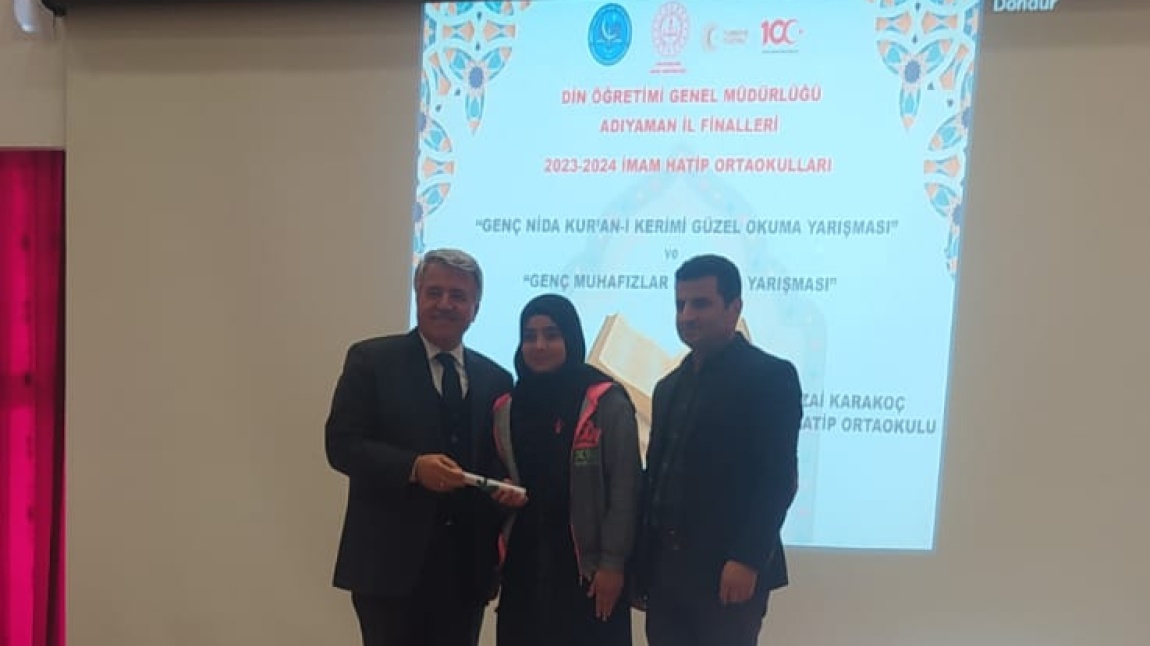 İl Geneli İmam Hatip Ortaokulları Arası Hafızlık ve Kur'an-ı Kerim'i Güzel Okuma Yarışması Finalleri Yapıldı.